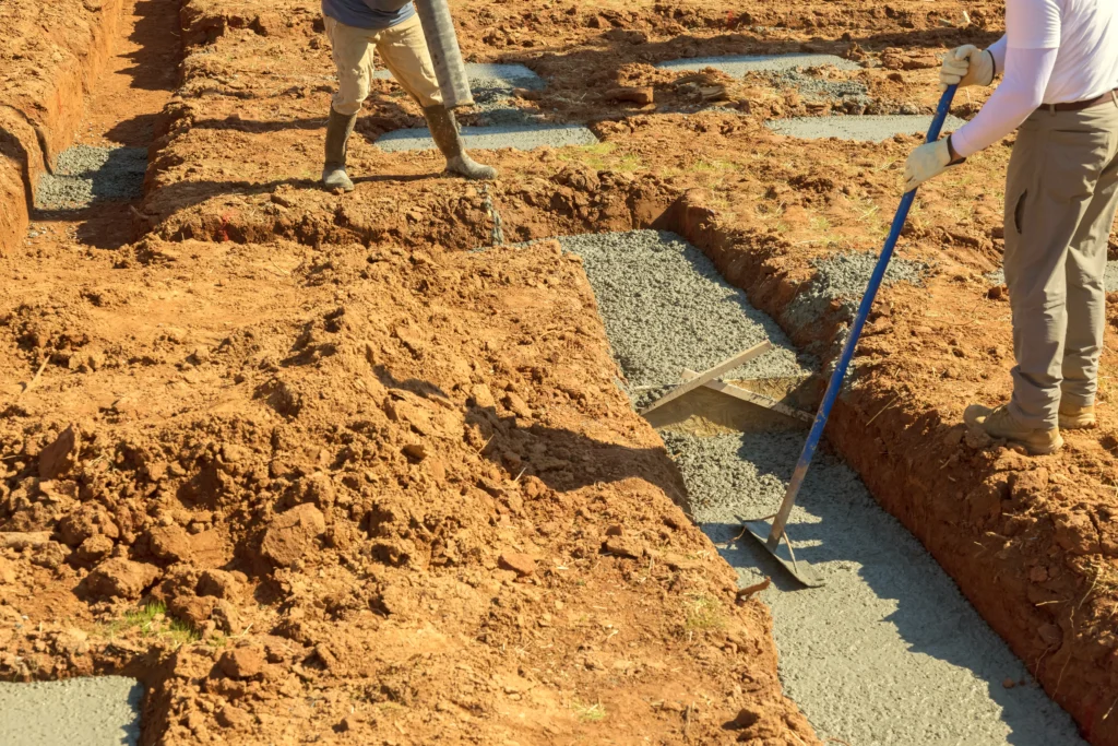 Construcción de cimientos corridos en terreno arcilloso validado por un reporte de mecánica de suelos para la obra